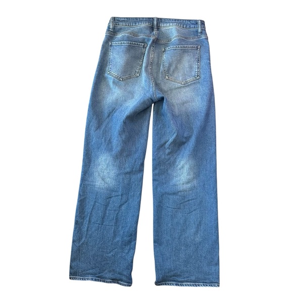 Quince Bella Stretch Relaxed Straight Jeans Atlantic Blue Medium Wash 30X32 - Picture 3 of 8